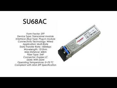 SU68AC  |  Marconi Compatible SFP 100Mbps 1310nm 40km DDM