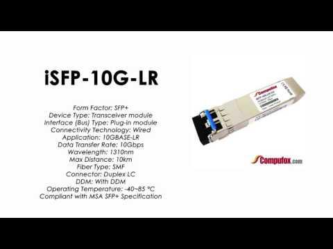 ISFP-10G-LR  |  Alcatel Compatible Industrial 10GBase-LR 1310nm 10km SFP+