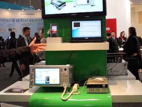 2013 MWC: Anritsu Battery Life Testing Using MD8475A UE Application Analyzer