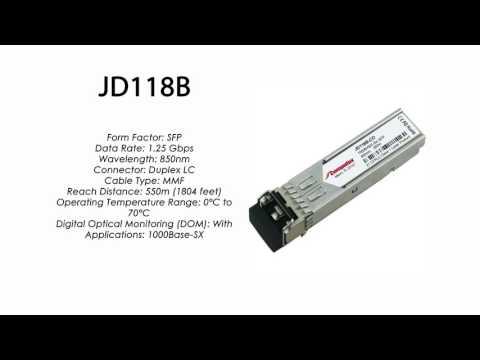 JD118B | HP Compatible 1000Base-SX 850nm 550m SFP