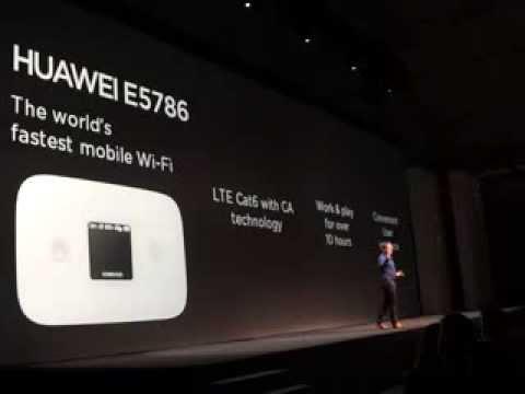#MWC14: Huawei: E5786 - World's Fasted Mobile Wi-Fi