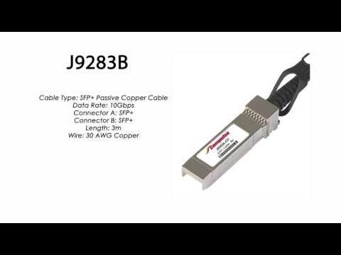 J9283B  |  HP Compatible SFP+ Passive Copper Cable 3m