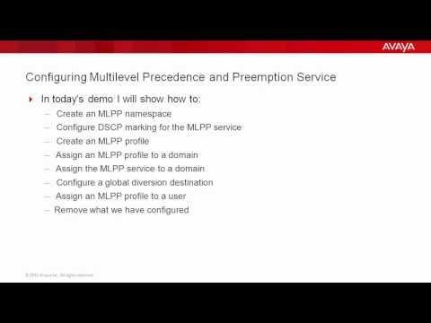 How To Configure MLPP On The Avaya AS5300