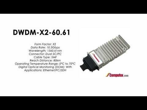 DWDM-X2-60.61  |   Cisco Compatible 10GBASE-DWDM X2 1560.61nm 80km