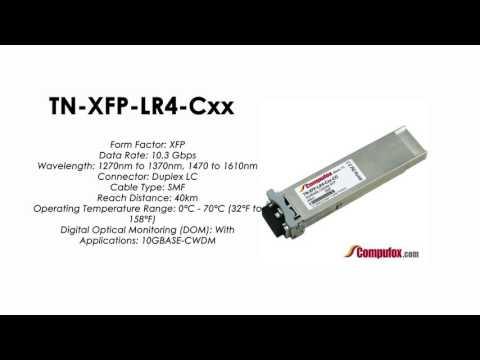 TN-XFP-LR4-Cxx  |  Transition Compatible 10GBASE-ER CWDM XFP SMF 40km