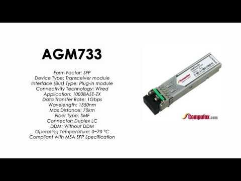 AGM733  |  Netgear Compatible 1000BASE-ZX 1550nm 70km SFP