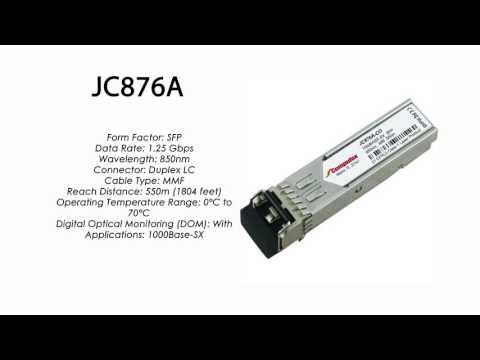 JC876A  |  HP Compatible 1000Base-SX SFP 550m 850nm