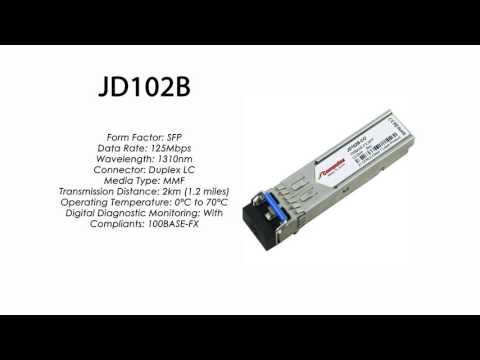 JD102B  |  HP Compatible 100Base-FX SFP 1310nm 2km
