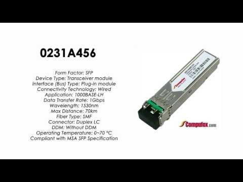 0231A456  |  Huawei Compatible SFP 1000BASE-CWDM 1530nm SMF 70km