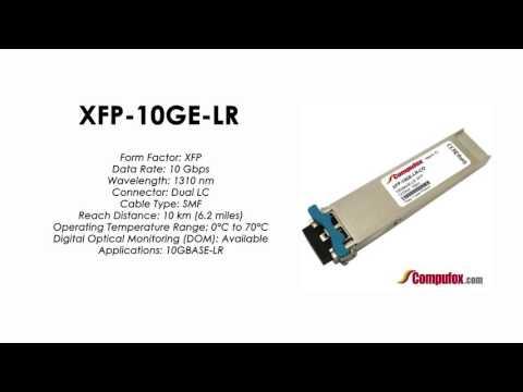 XFP-10GE-LR  |  Juniper Compatible 10GBASE-LR XFP 1310nm 10km SMF