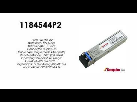 1184544P2  |  Adtran Compatible OC-12 1310nm 15km SFP