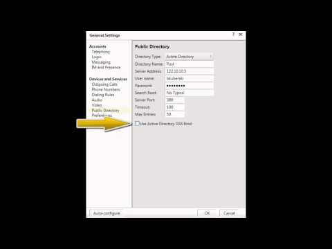 How To Configure Avaya One-X Communicator Enterprise Directory Settings