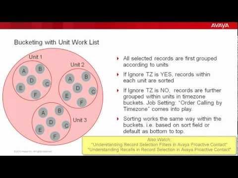 Understanding Sorting And Timezone Bucketing In Record Selections In Avaya Proactive Contact