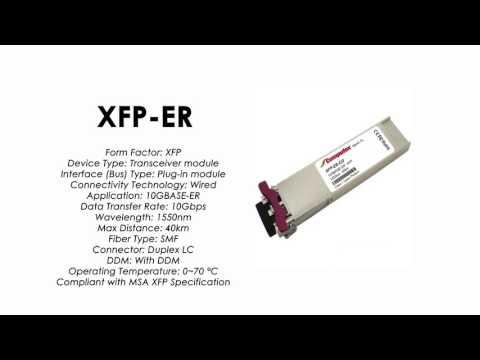XFP-ER  |  ZyXEL Compatible 10GBase-ER XFP 1550nm 40km SMF