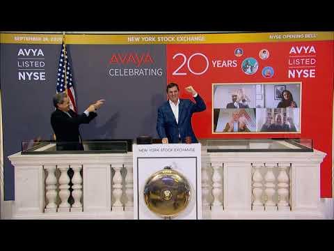 Avaya Holdings Corp. (NYSE: AVYA) Rings The Opening Bell®