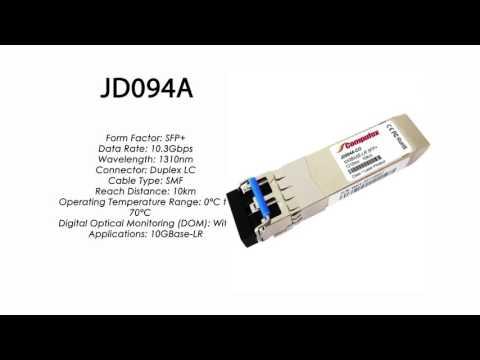 JD094A  |  HP Compatible 10GBase-LR SFP+ 1310nm 10km