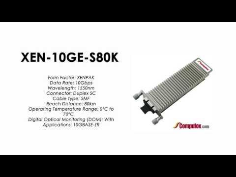 XEN-10GE-S80K  |  ZTE Compatible 10GBase-ZR XENPAK, SMF, 80km, 1550nm