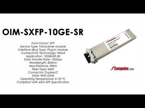 OIM-SXFP-10GE-SR  |  Redback Compatible 10GBASE-SR 850nm 300m XFP