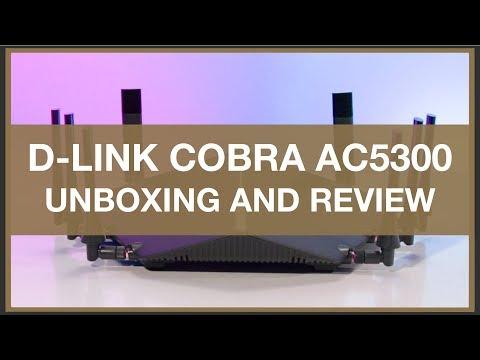 D-Link COBRA AC5300 Wireless Modem Router - Unboxing & Review