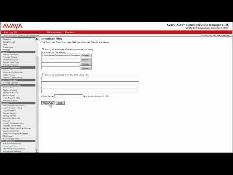 How To Use Avaya System Platform Backup For An Emergency System Restore