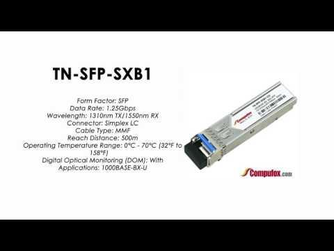 TN-SFP-SXB1 | Transition Compatible 1000BASE-BX SFP 1310nmTx/1550nmRx MMF 500m
