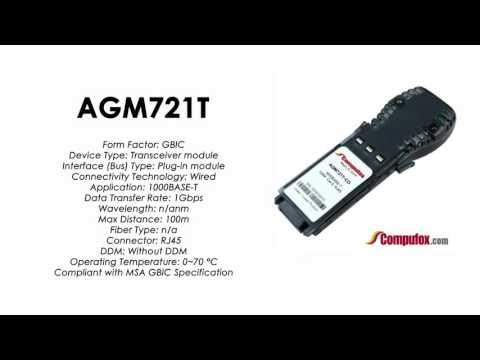 AGM721T  |  Netgear Compatible 1000BASE-T RJ45 100m GBIC
