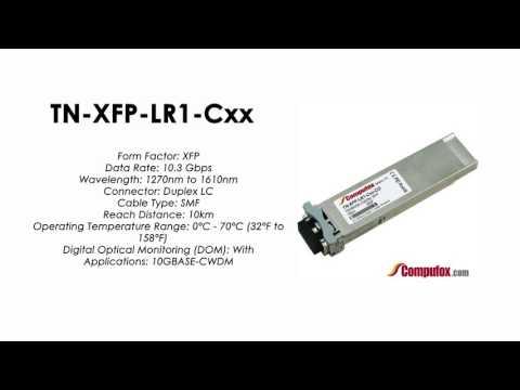 TN-XFP-LR1-Cxx  |  Transition Compatible 10GBASE-LR CWDM XFP SMF 10km