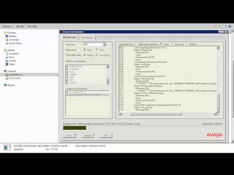 How To Perform Manual Syncronization Of Avaya Contact Center Control Manager With CM