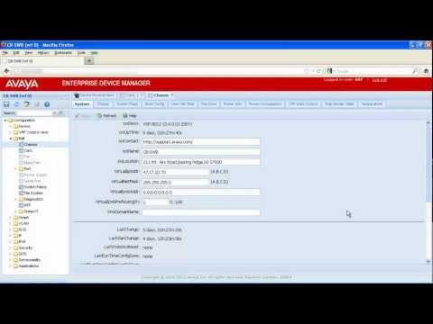 How To Reset The Avaya VSP9000 To Factory Defaults Using Enterprise Device Manager