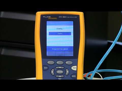 Testing ST To ST Duplex Fibers (DTX FI 105) - By Fluke Networks