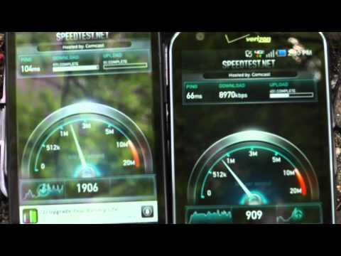 Philadelphia: Verizon LTE Vs Sprint WiMAX Speed Test