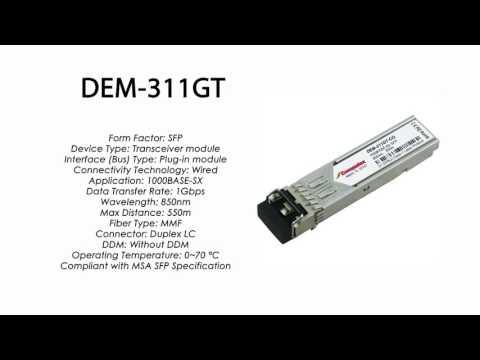 DEM-311GT  |  D-Link Compatible 1000Base-SX SFP 850nm 550m