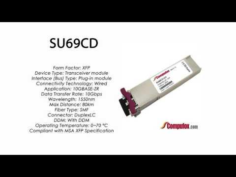 SU69CD  |  Marconi Compatible 10GBASE-ZR XFP 1550nm 80km