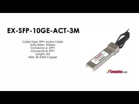 EX-SFP-10GE-ACT-3M  |  Juniper Compatible SFP+ Direct Attach Cable 3m, Active
