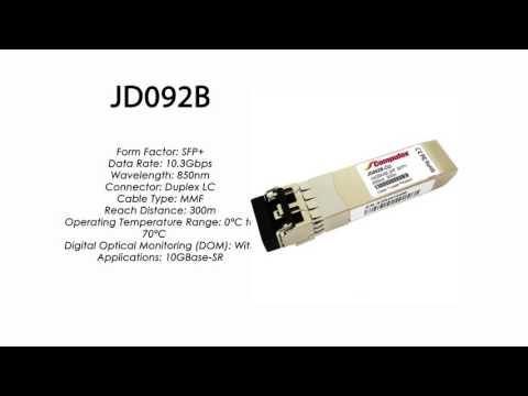 JD092B  |  HP Compatible 10GBase-SR SFP+ 850nm 300m