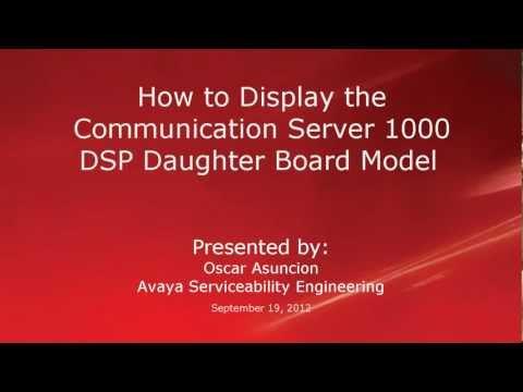 How To Display The CS 1000 Digital Signal Processor Daughter Board Model And Revision Numbers