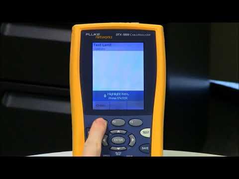 Creating A Custom Connector Loss Limit In Your DTX CableAnalyzer (DTX FI 107) - By Fluke Networks