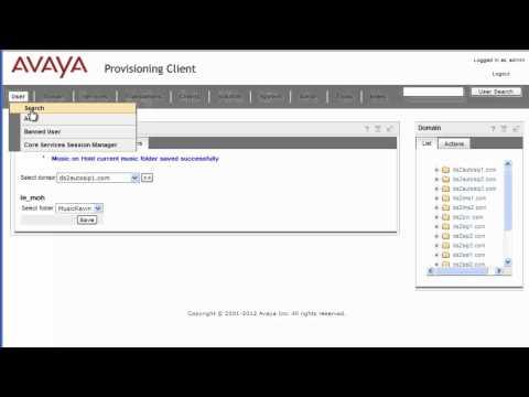 How To Configure Music On Hold Folders On Avaya AS5300