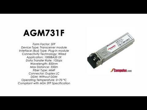AGM731F  |  Netgear Compatible 1000BASE-SX 850nm 550m SFP