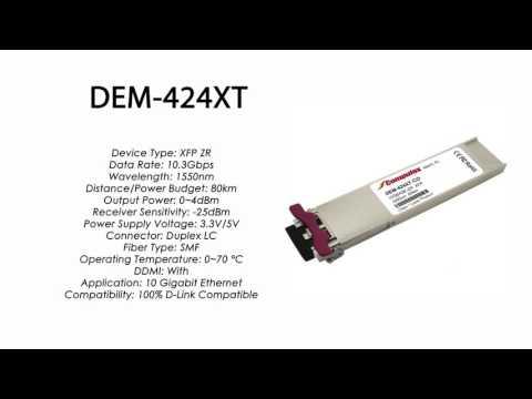 DEM-424XT | D-Link Compatible 10GBase-ZR XFP 1550nm 80km