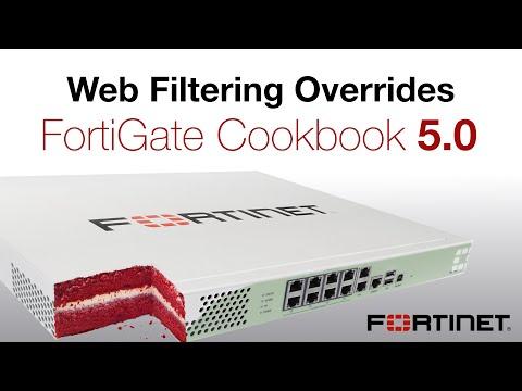 FortiGate Cookbook - Web Filter Overrides (5.0)