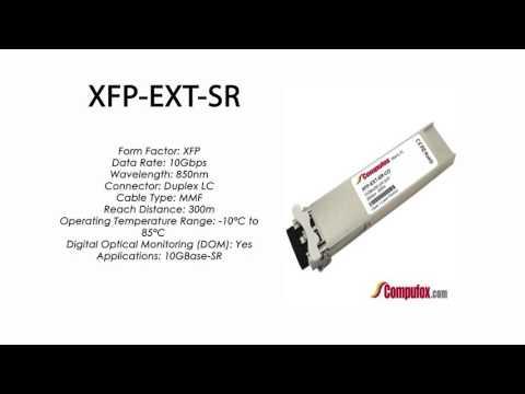 XFP-EXT-SR  |  Ciena Compatible 10GBase-SR 300m 850nm XFP