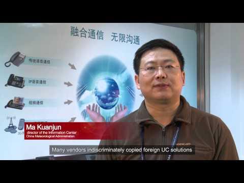 Huawei UC&C：China Meteorological Administration Case Study