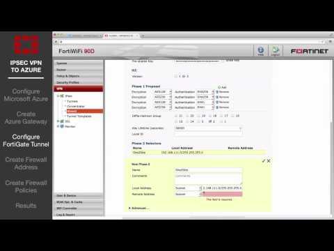 FortiGate Cookbook   IPsec VPN To Microsoft Azure 5 2