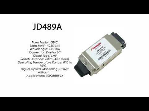 JD489A | HP Compatible 1000Base-ZX 1550nm 70km GBIC