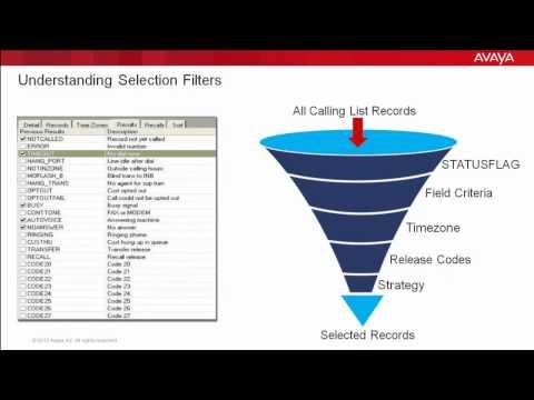 Understanding Record Selection Filters In Avaya Proactive Contact