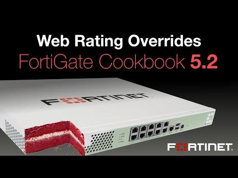 FortiGate Cookbook - Web Rating Overrides (5.2)