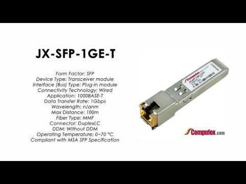 JX-SFP-1GE-T   |  Juniper Compatible 1000BASE-T SFP RJ45 100m