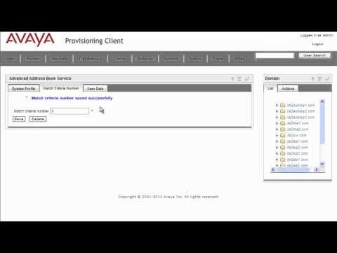 How To Configure Advanced Address Book On The Avaya AS5300