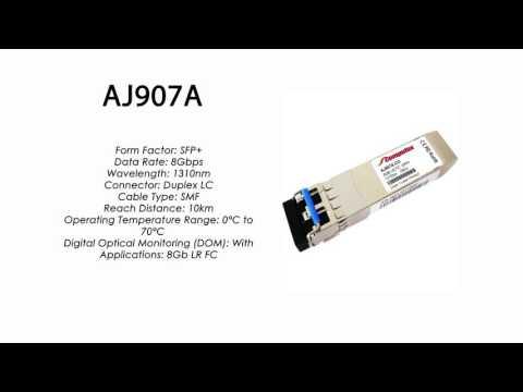 AJ907A  |  HP Compatible 8Gb FC SFP+ 1310nm 10km